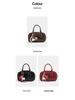 Niche Beta Women's Retro Bowling Bag Collection - 2024 Autumn/Winter Boston Shoulder Crossbody Handbag
