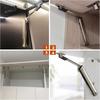 Adjustable Soft Close Lid Support Hinges Heavy Duty Hydraulic Cabinet Hinge Randomly Stop Soft Closing Door Support Lift Up