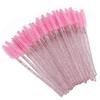 50 Stück Nylon-Make-up-Pinsel, Mascara-Stäbe, Wimpern, Augenbrauen, tragbarer Einwegpinsel