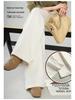 2026 Spring Women's Tencel Wool High-Waisted Wide-Leg Pants - Casual Loose Drapey Slimming Floor-Length Trousers