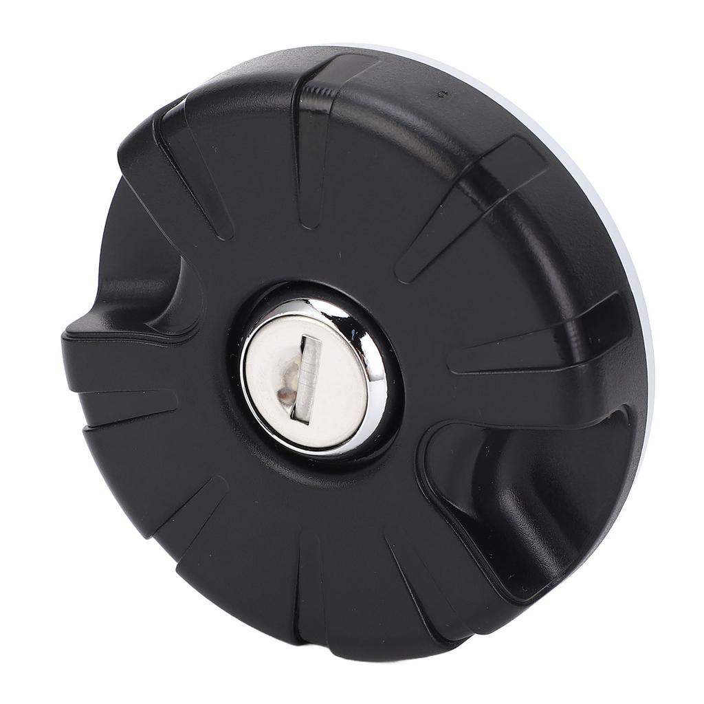Round RV Water Inlet Cap UV Resistant Lockable RV Water Filler Cap with Seal Ring and Keys for RV Motorhome