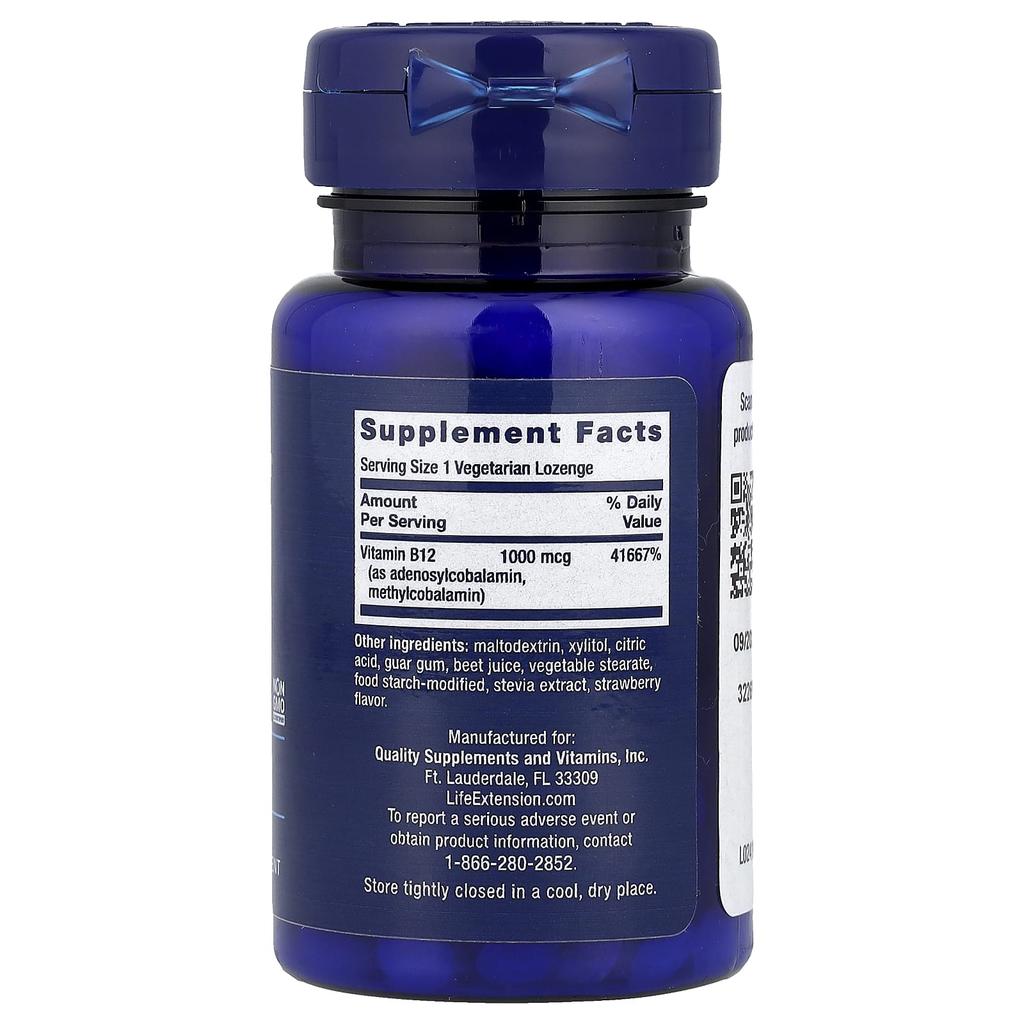 B12 Elite, Veggie Lozenges, 60 Tablets (1,000Mcg Per Lozenge)