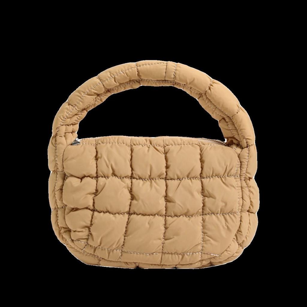 Fashionable Unisex Korean Cloud Handheld Bag In Various Colors With Chic Quilted Texture