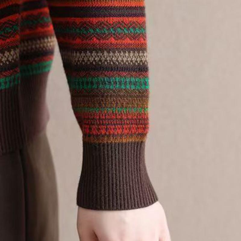 Pulover pentru Femei Toamnă Iarnă Pulover Îngroșat Cald Tricotat Elastic Mânecă Lungă Jumper Oversize Topuri