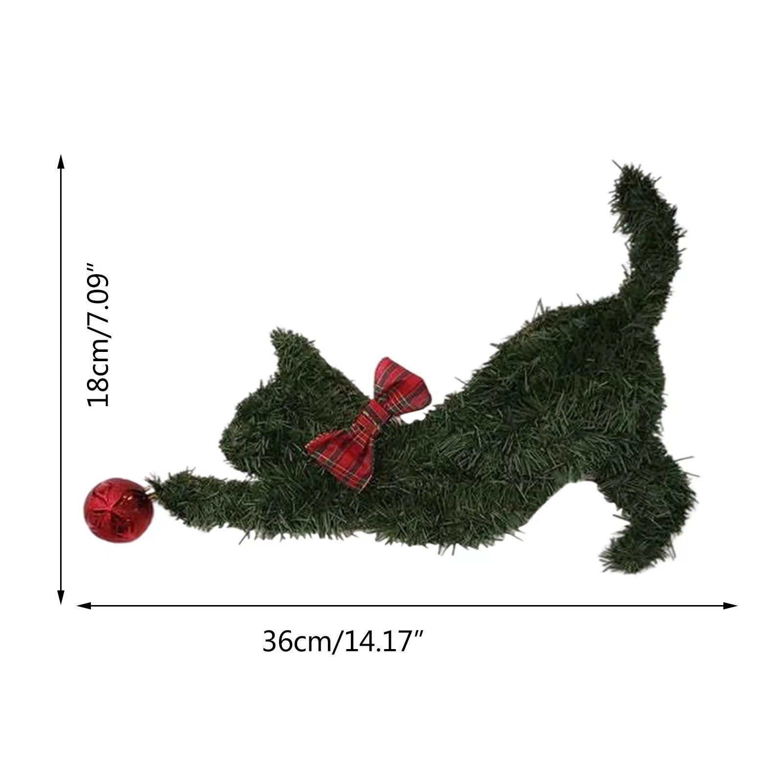 

Рождественские венки ручной работы, украшения для дома, улицы, новогодний декор для рождественской елки, доберман, лабрадор, животная гирлянда