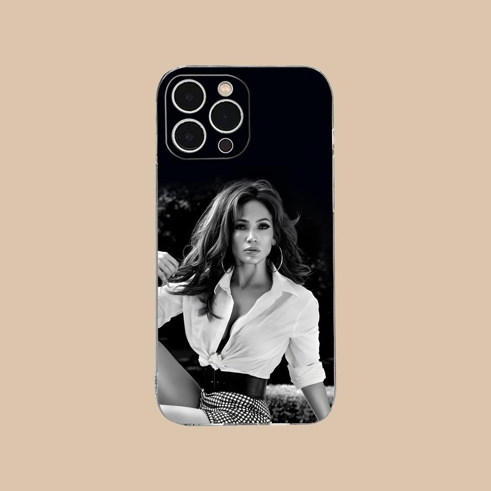 Jennifer Lopez Mobile Cell Phone Case for iPhone 17 16 15 14 13 12 11 X XR XS Air Pro Max Plus Mini Clear Colorful Cover Pretty