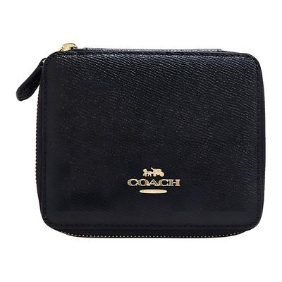 Jewelry Box Zipper Jewelry Box Jewelry Box Cross-grain Leather Storage Box Regular Unisex Couple Style Black