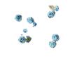 Blue Series Mix & Match DIY Handcrafted Small Flower Heads for Hairpins, Headdress, Wreath, and Flower Wall Decoration