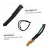 MUELODSIC Brake Switch Wire Brake Light Switch Motorcycle Function Key Rear Harness Modify Stop Replacement Lead Motorcycle Accessories Black Aluminum