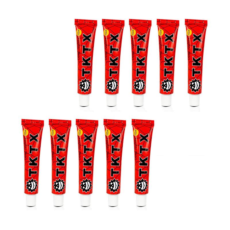 

TKTX Обезболивающий крем для татуировок 10 шт 10 г 40%-55%-75% красный