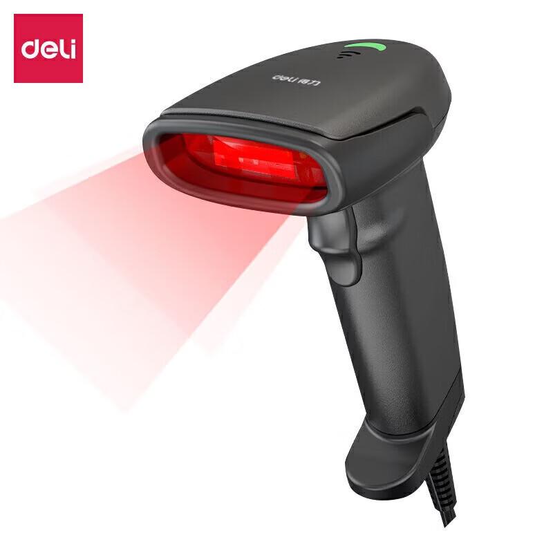 Deli USB Wired 1D Barcode Scanner