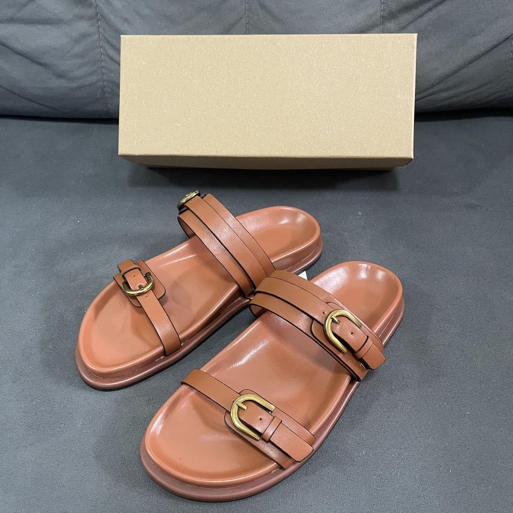 Fashion Sandals Women Flats Casual Slippers Summer Shoes 2024 New Fashion Dress Flip Flops Beach Bohemian Shoes Femme Home Slides