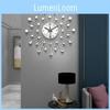 Crystals Beaded Diamond Jeweled Wall Clock For Living Room Decoration Gifts