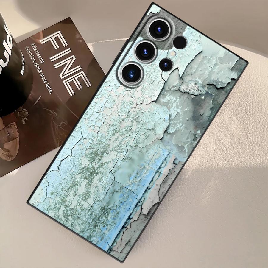 Funda Phone Cover Case for Samsung Galaxy S21 S25 Ultra S9 S20 S22 S23 FE S24 Plus Retro Rust Marks