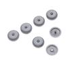 Locking Buttons, 50 Pairs (50 Male and 50 Female) Stop Button Stop Button for Car Supplies Fixing Durable Gray