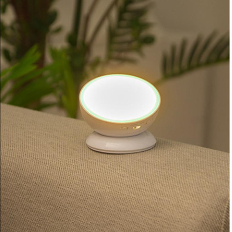

Intelligent Human Body Induction Light Creative Home LED Night Light Free Wiring Magnetic Cabinet Staircase Entrance Wall Light Battery models светло-желтый