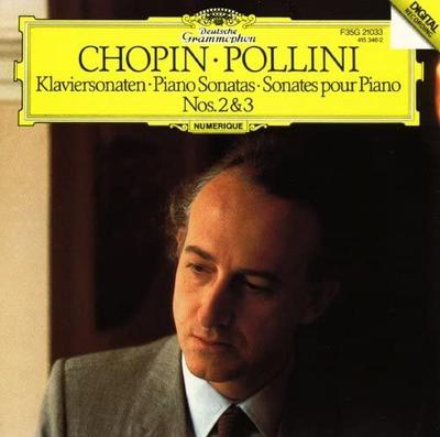 CD CHOPIN  Piano Sonatas Nos.2  3 F35G21033 POLY DOR Japan Classical Used