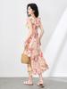 Elegant Slimming Summer Ruffle Dress - French Chic Style