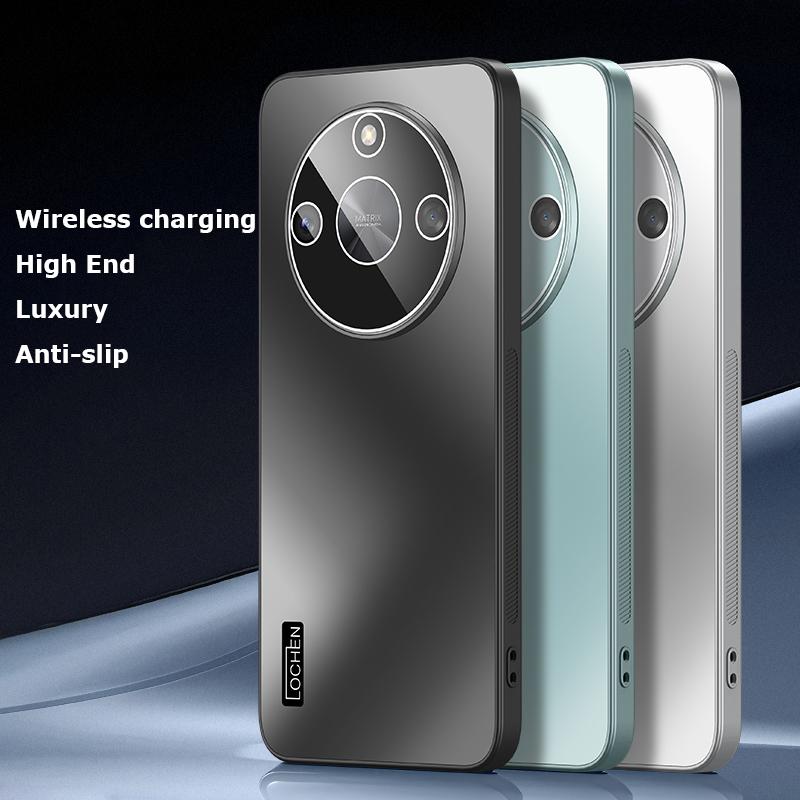 For Honor X60 X50 X40 X60i Pro 5G Dazzle Plating PC Shell Camera Full Cover With Lens Film Super Anti drop Silica gel Edge Anti-slip Case Protector