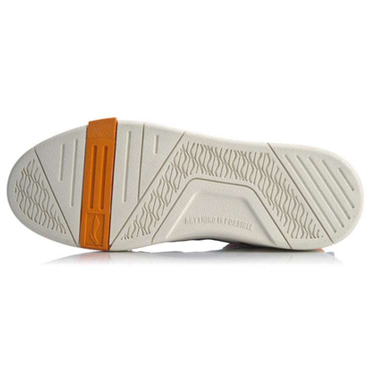 Li Ning Wave Superwave Hi High Top Skateboard Shoes Men's Orange White Blue AGCQ013-4