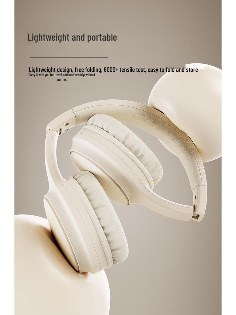 Bluetooth Over-Ear Headphones with ANC and Long Battery Life for Sports and Gaming
