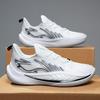 Mens Basketball Shoes Low Top With Full-Length Air Cushion Lightweight Durable Rubber Sole Outdoor Court Running