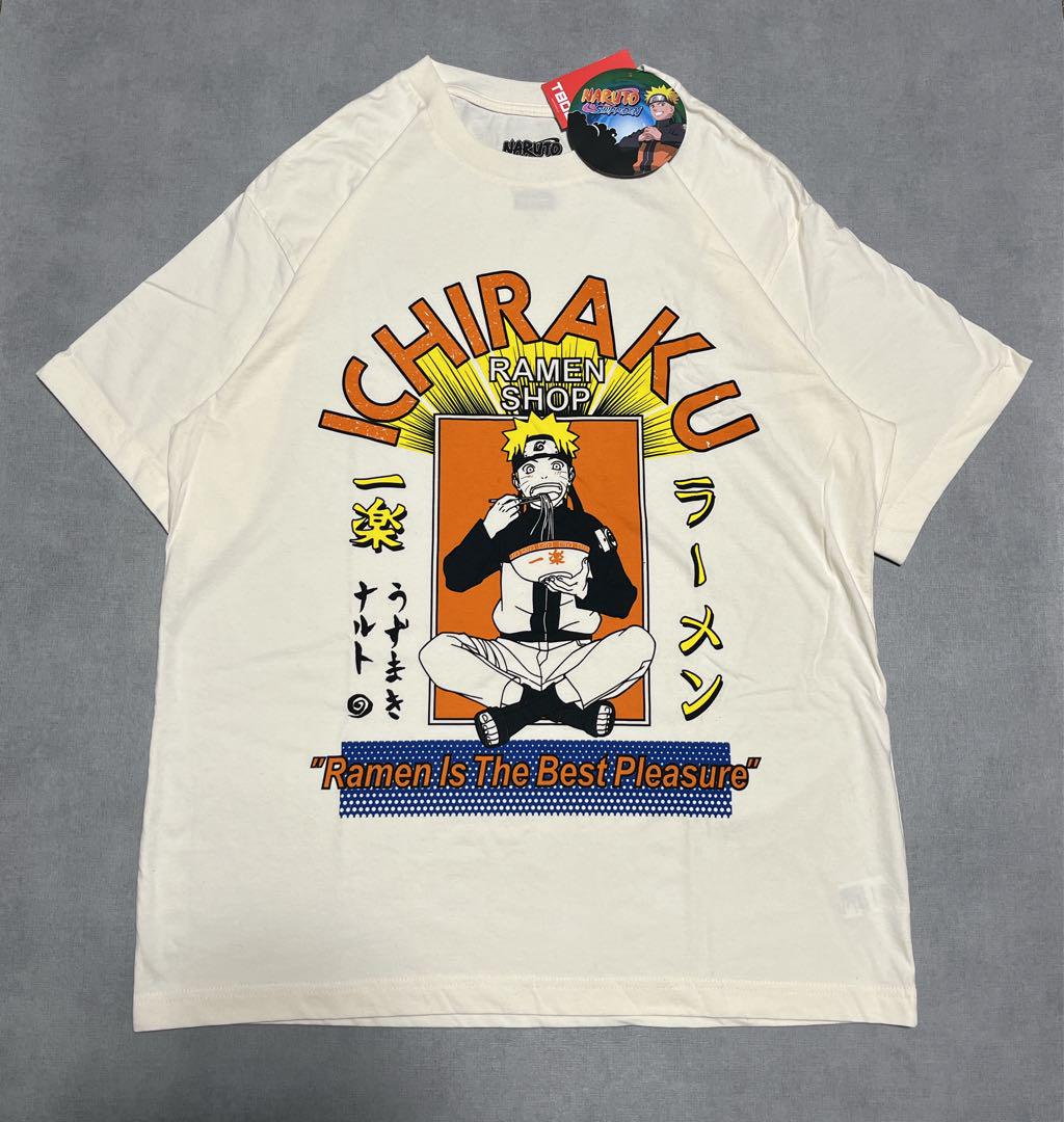 

[USED] NARUTO Print T-shirt, Deadstock, Size L