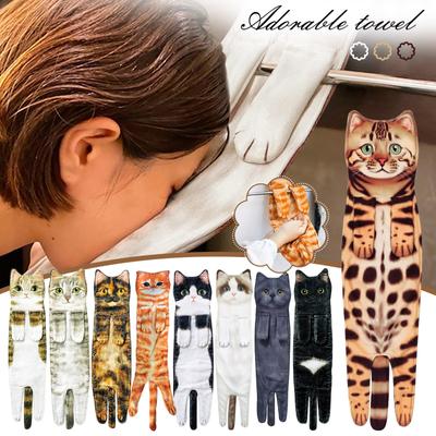 Facial Towel For Bathroom Kitchen Cute Hanging Towel Decoration Animal Towel Face Towel Decoration Funny Housewarming Gift For Lovers