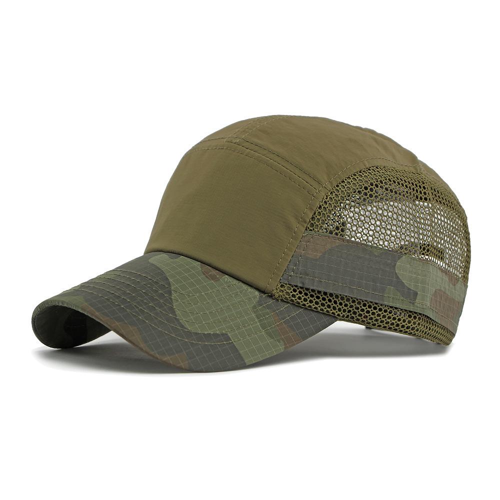 Quick-Drying Mesh Camouflage Baseball Cap Men's Summer Breathable Cap Outdoor Sports Sunscreen Hat