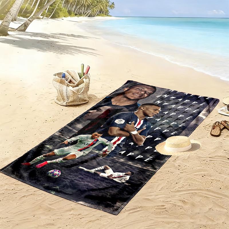 Dynamic Soccer Action beach towel soft beach quick-drying swim towel swim seaside beach towel Fashion printing beach