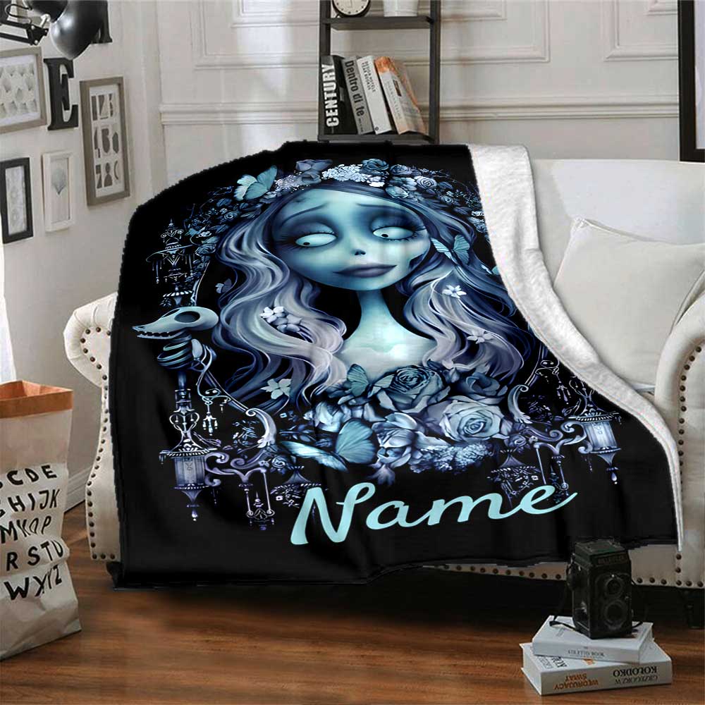 Warner (4) Customize Your Name Blanket Cozy Customizable Blanket Comfortable Suitable for Sofa Office Chair Home Decor Couch Ideal for All Seasons