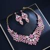 European & American Bridal Jewelry Set - Elegant High-End Fashion Necklace & Accessories
