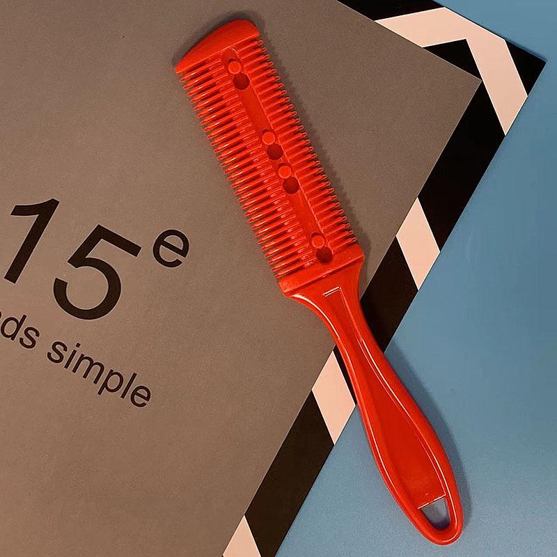 1 pettine per tagliare i capelli spazzole per capelli con lame da rasoio tagliacapelli strumenti per sfoltire pettine per parrucchiere salone di bellezza strumento per lo styling pettine