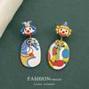 Circus Clown Brooch: Versatile, Creative, and Fun Pin for Bags and Pencil Cases