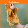 Monkey Stuffed Animal Hand Puppet For Kids Role Playing Games Storytelling And