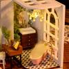 CUTEROOM Creative Miniature Dollhouse Kit Scale Wooden DIY Room with Dustproof and LED Perfect for Crafting Enthusiasts and Unique Home Decor - 132