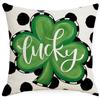 3rd Leaf Printed Pillowcase St. Patrick's Day Decorative Pillowcase Home Sofa Cushion