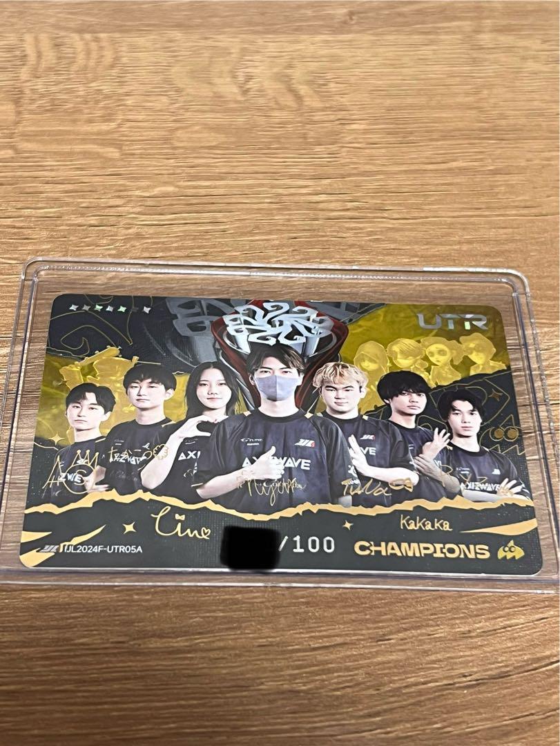 

[USED] IJL Card AXIZ Sentai UTR Card with Replica Autograph