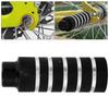 Rower Metal Heavy Duty Foot Stand Kołki Tylne kołki kaskaderskie Podnóżek Akcesoria rowerowe (czarny)