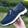 Frühling und Herbst neue alte Pekinger Stoffschuhe Low-Top Stoffschuhe Mittelalter und ältere Vaterschuhe Einschlupf-Stoffschuhe Herren Freizeitschuhe