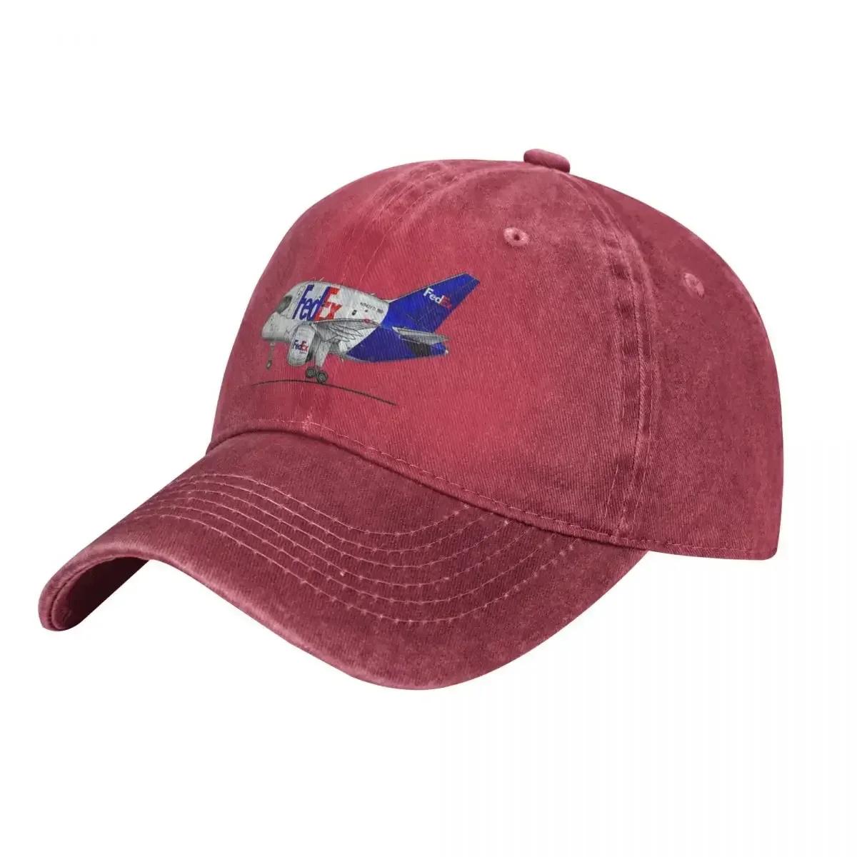 

Art Boeing 757 FedEx A Baseball Cap One Size