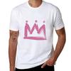 Young Royals crown pink TShirt Casual Basic Short Sleeve TShirt