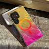 Gradient Laser Magnetic Phone Case For For Samsung Galaxy S26 S25 S24 S23 Ultra Plus FE Shockproof For  Wireless Charge Cover