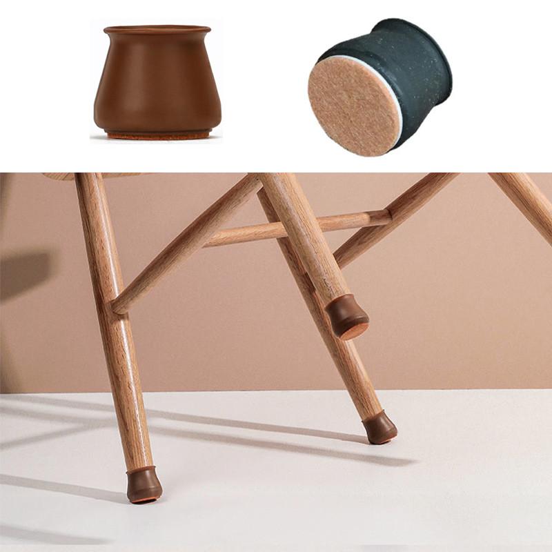 16 buc Capace pentru picioare de scaune din silicon Tampoane de protecție pentru picioare Mobilier Huse de masă șosete dopuri Acoperire pentru mobilier Picioare de nivelare Decor acasă