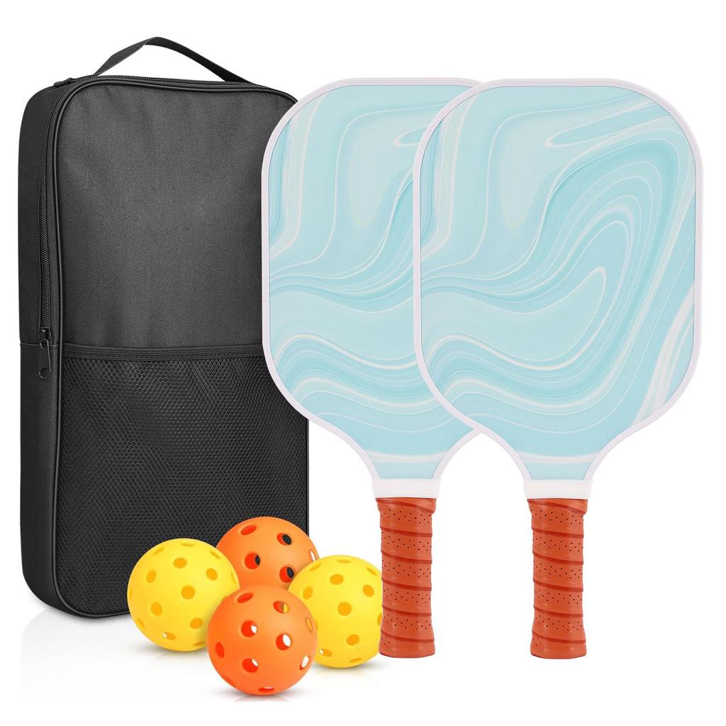 Pickleball-Schläger aus Kohlefaser-Wabenstruktur für Outdoor-Sportarten