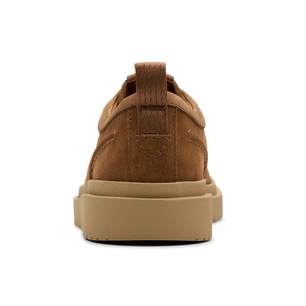 Clarks Leather Fashion Comfortable Versatile Retro Casual Shoes Men sneaker Dark-Brown 261808657
