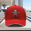 Skull Pattern Adjustable Baseball Cap Unisex Lightweight Outdoor Wedding Party Hat Fitness Gift
