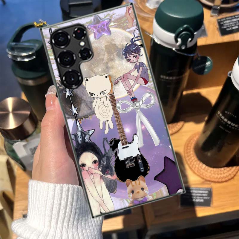 Aya Takano Paintings Cases Phone Case for Samsung Galaxy S26 Ultra S25 Edge S24 S23 FE S21 Plus S20 S22 S10 Cover TPU Capa Shell