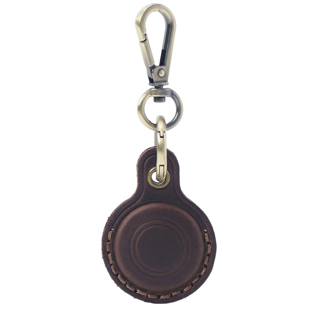 Suitable For AirTag Anti Loss Protective Case Accurately Matched With Cowhide Luggage Accessories Positioning Tracker