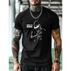 Men's Motorcycle Racing Tshirt Featuring Riders and The Motto _Born To Ride_ Suitable for Fans Summer Outdoor Cycling Equipment
